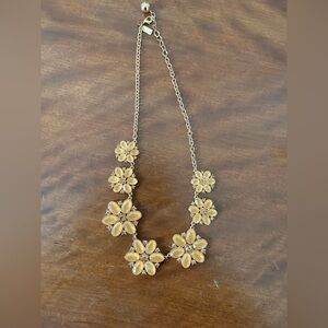 Kate Spade Floral Fete Gold Crystal Necklace